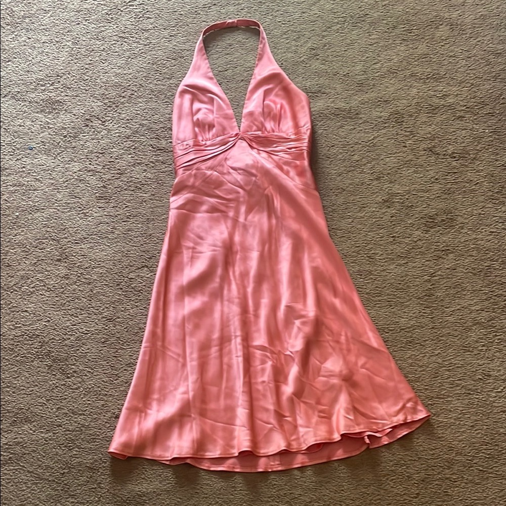 Carmen Marc Valvo Collection Halter Dress